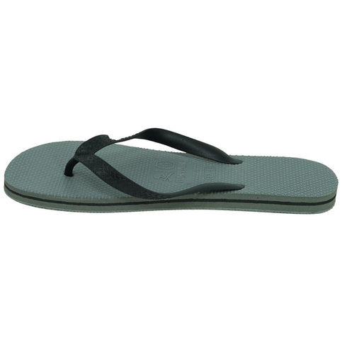 Philipp Plein Brand Logo Grey Flip Flops